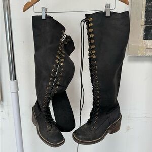 Jeffrey Campbell Eaton Lace Up Boots